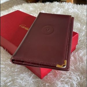 AUTHENTIC VINTAGE CARTIER MEN’S LONG WALLET